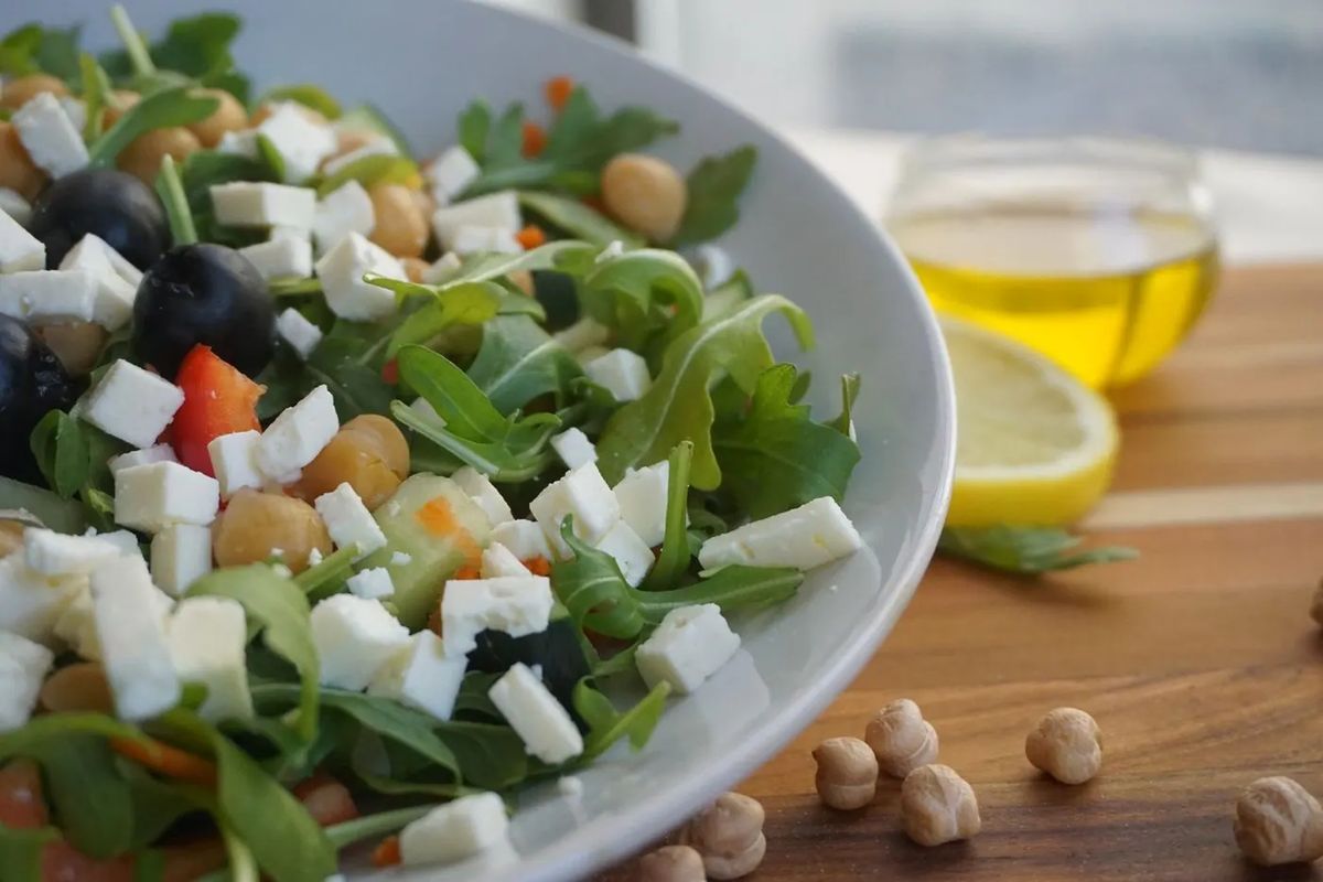 Salade de pois chiches à la feta