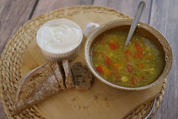 Velouté de courgette à la menthe